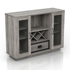 Musa Multi-Storage Wood Buffet with Doors