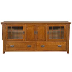 Mission Quarter Sawn Oak 72" Tv Stand - Michael's Cherry