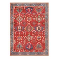 Area Rug Ultra Soft Washable Rug, Non Slip, Stain Resistant Rugs (2'7" x 9')