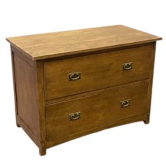 Mission Oak 2 Drawer Lateral File Cabinet - Michael's Cherry