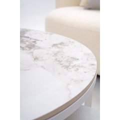 Serence Outdoor Modern Coffee Table - White