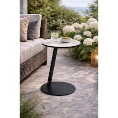 Serene Outdoor Modern Outdoor Side table - Black