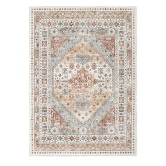 Area Rug Ultra Soft Washable Rug, Non Slip, Stain Resistant Rugs (3' x 5')