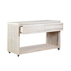 Imperial Grove Outdoor Teak Natural Kitchen Island