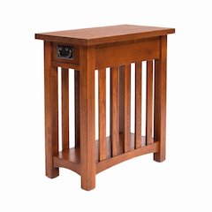 Mission Arts & Crafts 1 Drawer Side Table Michael's Cherry