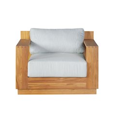 Imperial Grove Outdoor Solid Teak Wood Revolving Chair