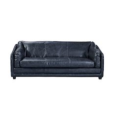 Waco Rustic Modern Sofa - Slate Leather