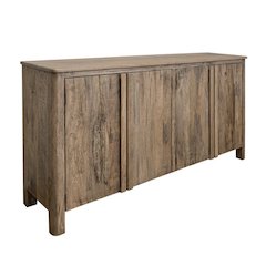 Lotus Rustic Modern 4 Door Multi Purpose Console
