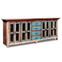 La Boca Solid Wood Sideboard - 84"