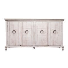 Macao 4 Door Sideboard - Ivory - 73"