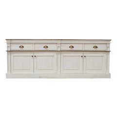 Rustic-Modern Farmhouse Solid Wood Sideboard and Hutch