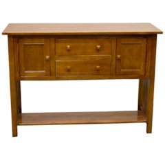 Mission 2 Door, 2 Drawer Console Table - Michael's Cherry - 52"