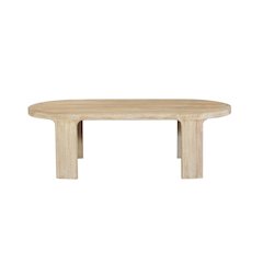 Eclipse Outdoor Solid Teak Wood Natural Look Coffee Table