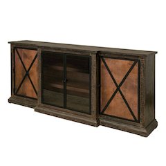 Mystic Solid Wood and Copper Sideboard / Console