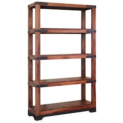 Granville Parota Industrial Bookcase - 70"H