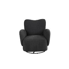 Atlas Modern Fabric Swivel Arm Chair