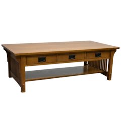 Mission Crofter Style 6 Drawer Coffee Table - Michael's Cherry