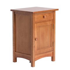 Mission 1 Door 1 Drawer Nightstand - Michael's Cherry