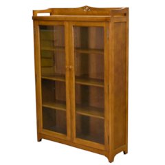 Mission Bookcase / Curio Cabinet - Michael's Cherry