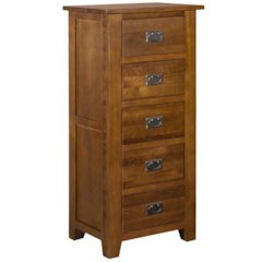 Mission 5 Drawer Lingerie Dresser - Michael's Cherry