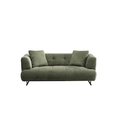 Arden Collection Modern Fabric 3-Seater Sofa - Green