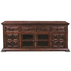Keystone Panel Door TV Stand - 73" - Brown