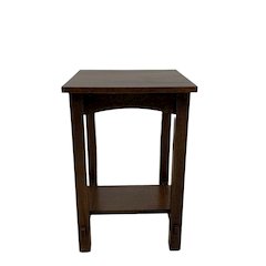 Mission Mortise and Tenon End Table - Walnut