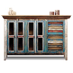 La Boca Sideboard with Glass Doors - 55"