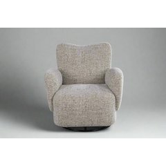 Atlas Modern Fabric Swivel Arm Chair