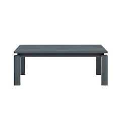 Sardinia Outdoor Aluminum Coffee Table - Gray