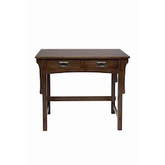 Mission Quarter Sawn Oak Writing Desk - Walnut