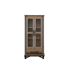 Greenview Loft Solid Wood Bookcase / Bar / Display Cabinet