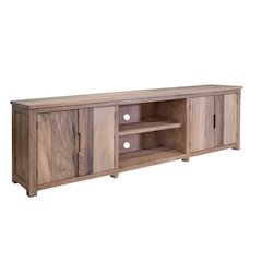 Natural Parota Wood TV Stand- 93"