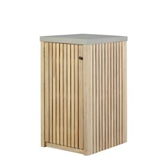 Eclipse Outdoor Solid Teak Natural Look Wood Cabinet