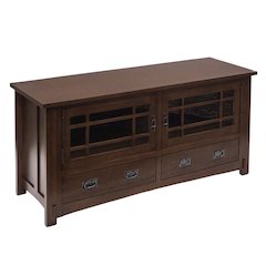 Mission Quarter Sawn Oak Tv Stand - 60" - Walnut