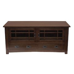 Mission Quarter Sawn Oak Tv Stand - 60" - Michael's Cherry