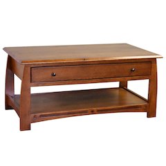 Mission Crofter Style 1 Drawer Coffee Table