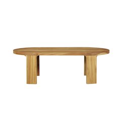 Eclipse Outdoor Solid Teak Wood Coffee Table