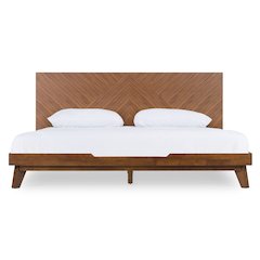 Soren - Modern Walnut Queen Bed