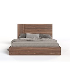 Nova Domus Asus - Eastern King Modern Walnut Bed