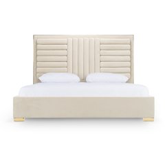 Modrest Daystar - Eastern King Modern Beige and Gold Bed