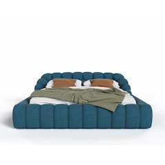 Divani Casa Yolonda - Eastern King Modern Dark Teal Bed