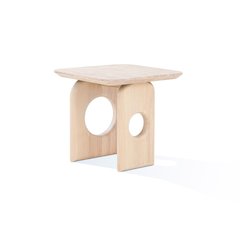 Nova Domus Osaka - Modern Faux Marble + Natural Ash End Table