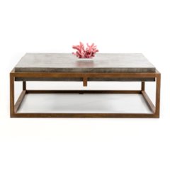 Shepard Modern Concrete Coffee Table