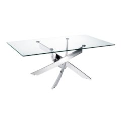 Pyrite Modern Glass Coffee Table