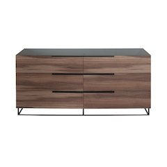 Nova Domus Matteo - Modern Italian Walnut Dresser