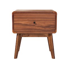 Modrest Marshall Mid-Century Modern Walnut Nightstand