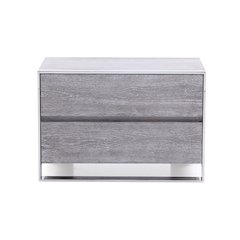 Modrest Arlene Modern Grey Elm Nightstand
