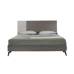 Nova Domus Palermo - Eastern King Modern Faux Concrete and Grey Bed
