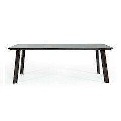 Modrest Chadwick Modern Ebony & Rosegold Dining Table